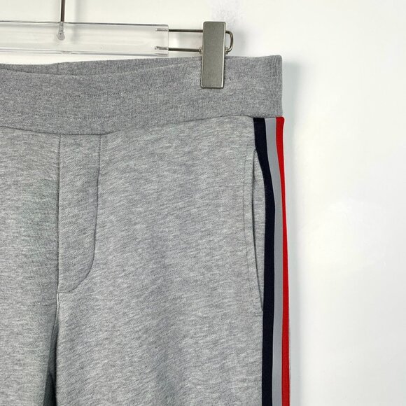 Moncler Gray Side Stripe Logo Patch Casual Pants Size S - Picture 3 of 8